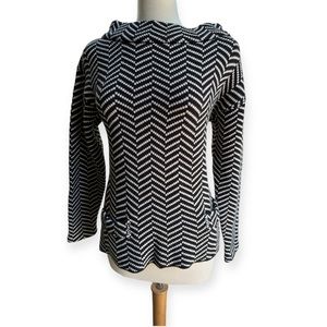 Tracy Reese Thick Knit Mod Herringbone Sweater Size Large